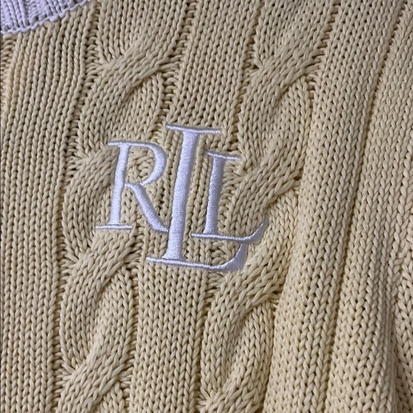 Yellow Cable Knit Sweater - Picture 3 of 7